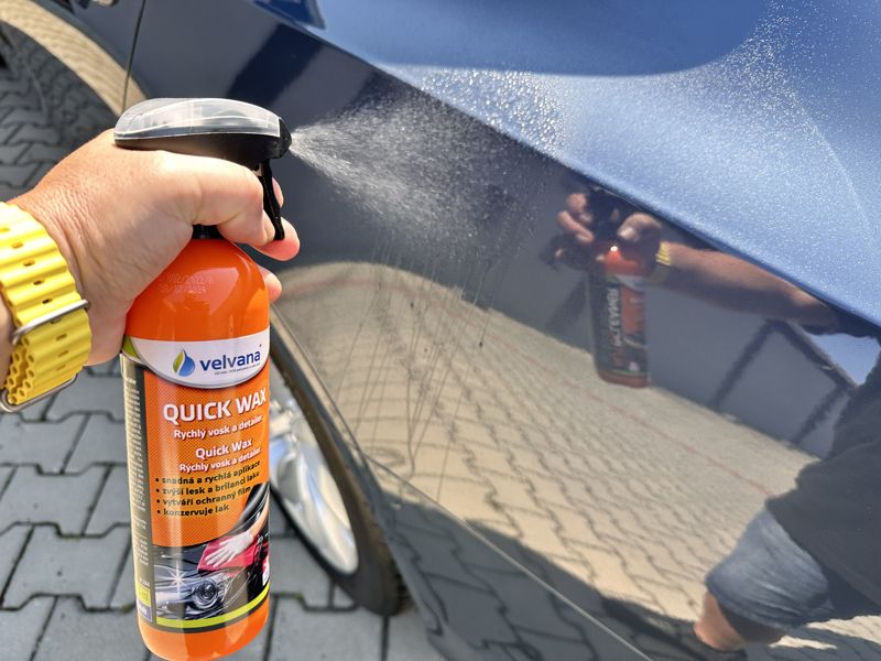 Quick Wax Velvana Detailer a rychlý vosk v jednom